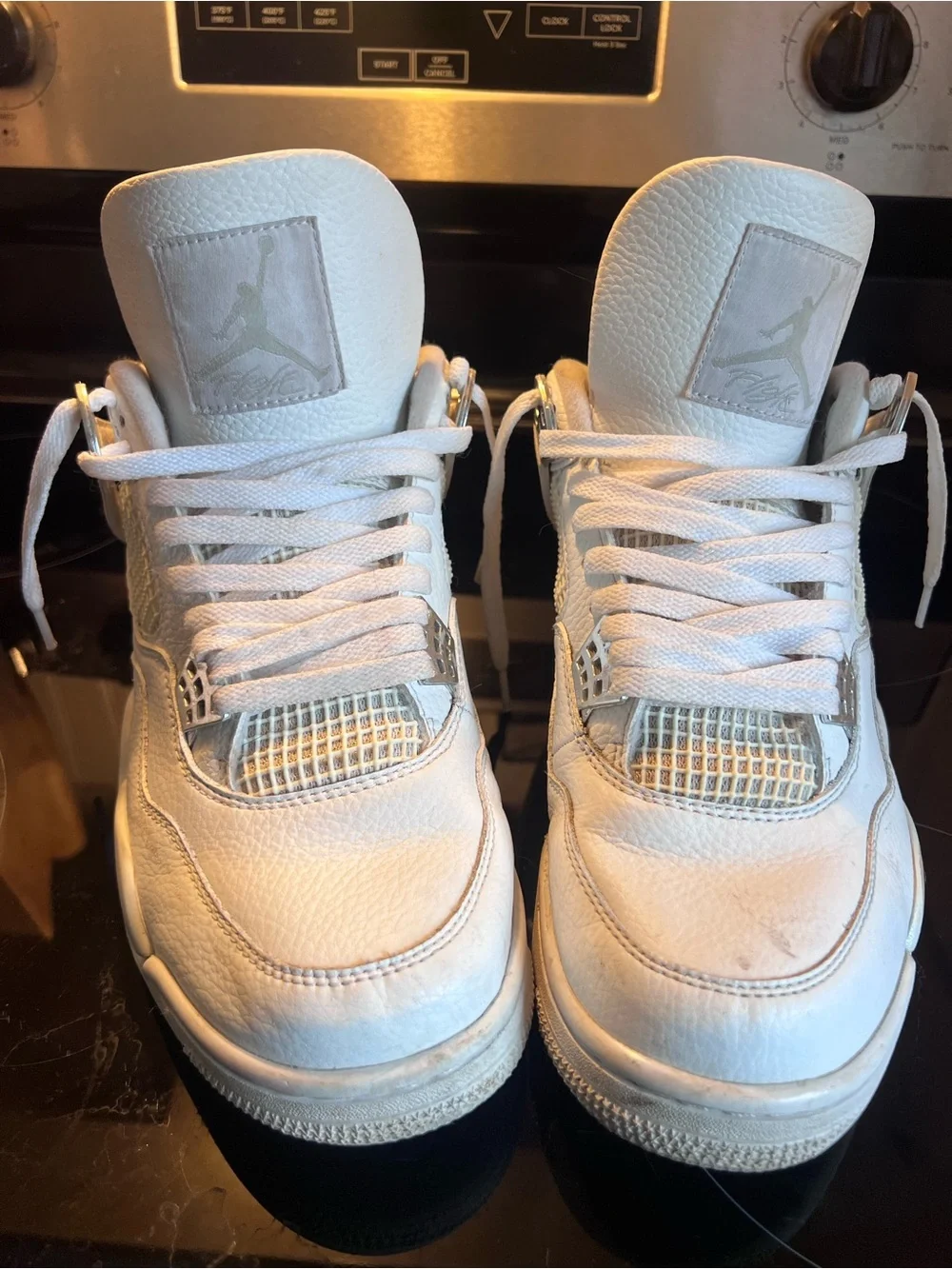 Jordan White Men’s Retro High-Top Sneakers